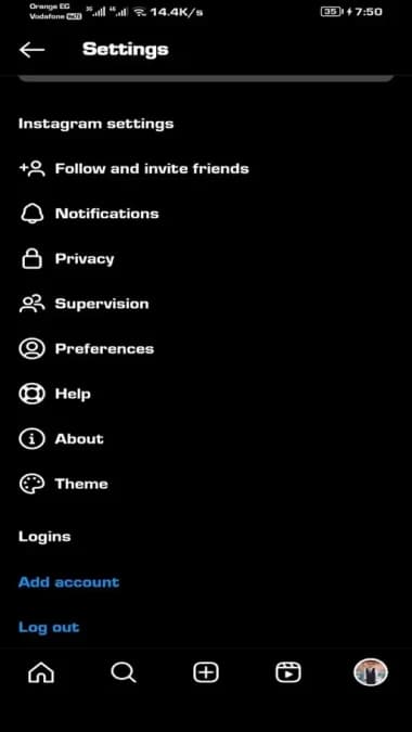 Insta Black مهكر — لقطة شاشة 7