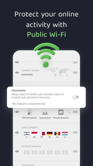 Private Internet Access VPN مهكر — لقطة شاشة 16