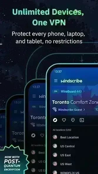 Windscribe مهكر — لقطة شاشة 15