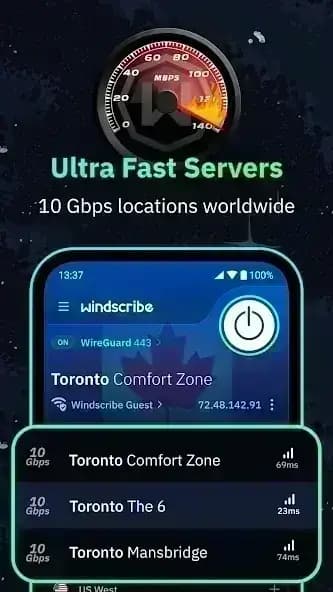 Windscribe مهكر — لقطة شاشة 17