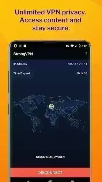 StrongVPN مهكر — لقطة شاشة 6
