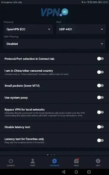 VPN.AC مهكر — لقطة شاشة 12