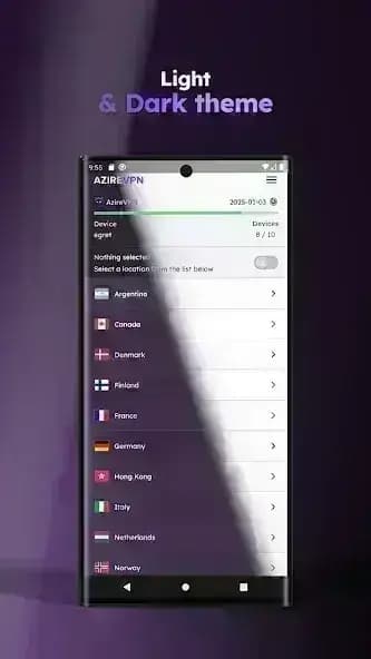 AzireVPN مهكر — لقطة شاشة 9