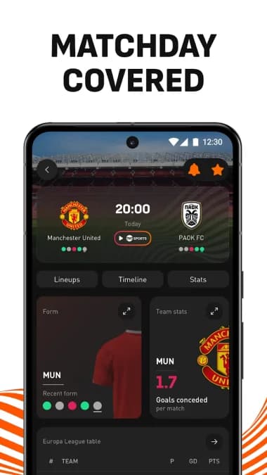LiveScore مهكر — لقطة شاشة 3