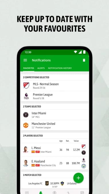 BeSoccer مهكر — لقطة شاشة 2