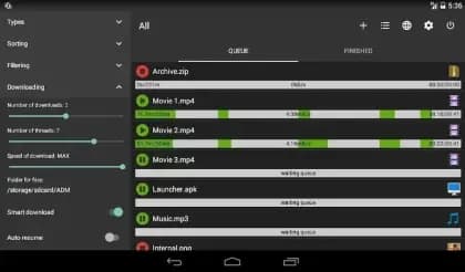Advanced Download Manager مهكر — لقطة شاشة 7