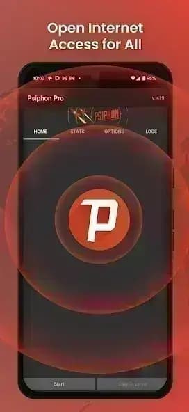 Psiphon Pro مهكر — لقطة شاشة 1