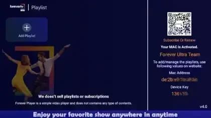 Forever IPTV مهكر — لقطة شاشة 4