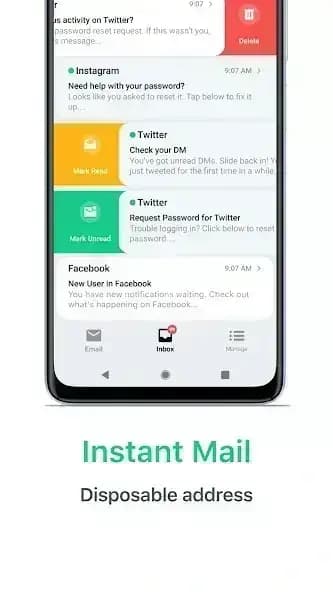 Temp Mail مهكر — لقطة شاشة 2