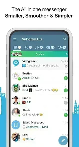 Vidogram Lite مهكر — لقطة شاشة 1