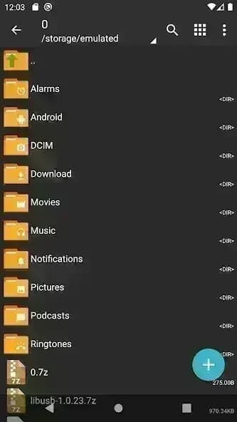 ZArchiver Pro مهكر — لقطة شاشة 1