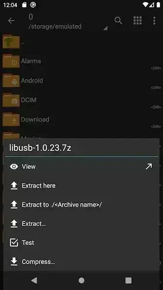 ZArchiver Pro مهكر — لقطة شاشة 2