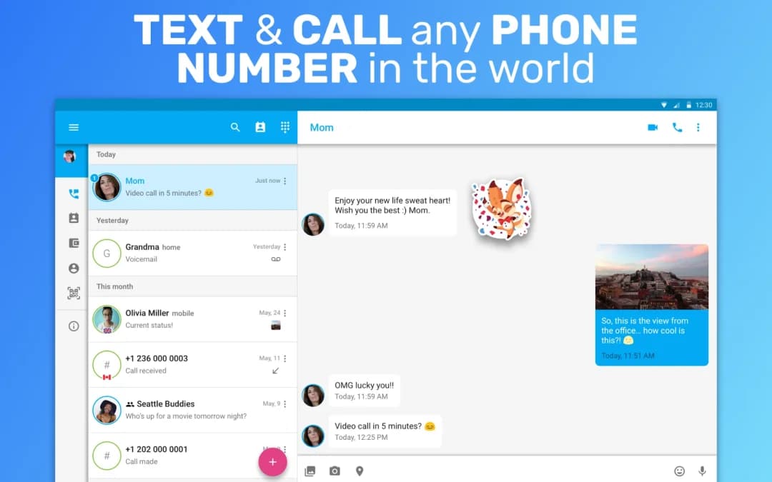 Text Me مهكر — لقطة شاشة 1