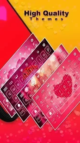 Love Photo Keyboard Theme مهكر — لقطة شاشة 4