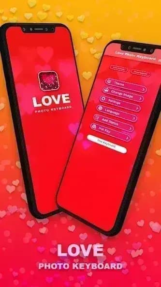 Love Photo Keyboard Theme مهكر — لقطة شاشة 5