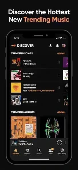 Audiomack مهكر — لقطة شاشة 3