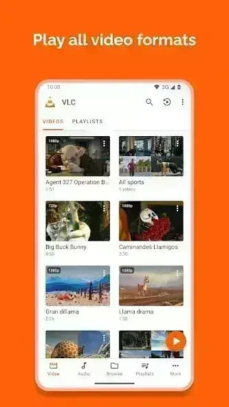 VLC for Android مهكر — لقطة شاشة 1
