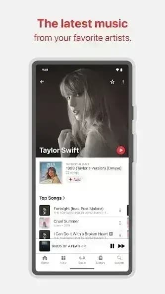 Apple Music مهكر — لقطة شاشة 3
