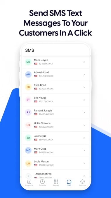 JustCall مهكر — لقطة شاشة 1