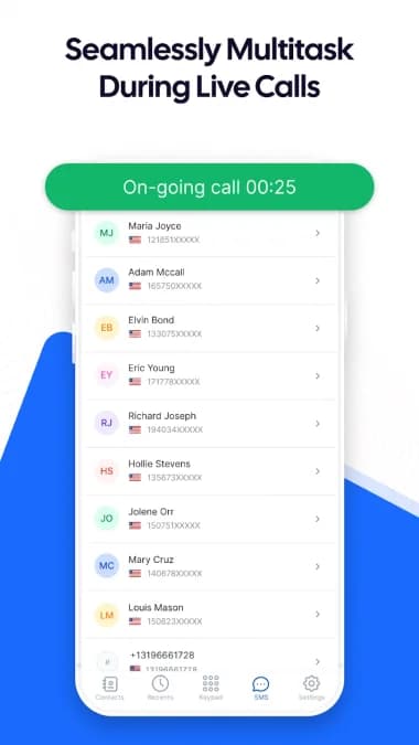 JustCall مهكر — لقطة شاشة 3