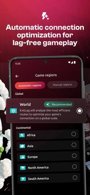 ExitLag: Lower your Ping مهكر — لقطة شاشة 4