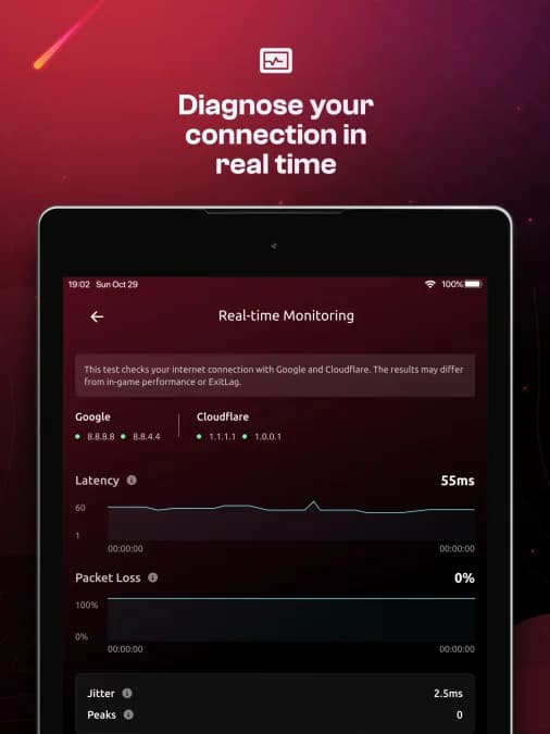 ExitLag: Lower your Ping مهكر — لقطة شاشة 10