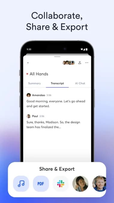 OtterAI Transcribe Voice Notes مهكر — لقطة شاشة 1