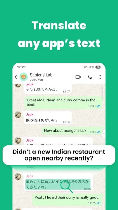 Instant Translate On Screen مهكر — لقطة شاشة 5