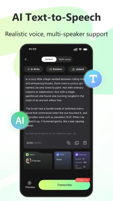 RecCloud - AI Speech to Text مهكر — لقطة شاشة 2