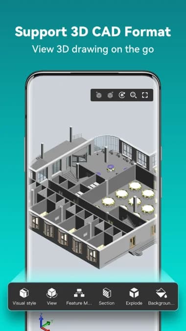 DWG FastView - CAD Viewer & Editor مهكر — لقطة شاشة 2