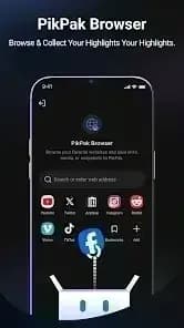 PikPak-Safe Cloud, Video Saver مهكر — لقطة شاشة 1