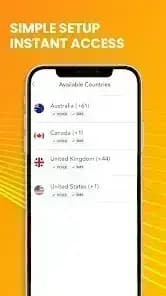 Fanytel - Virtual Phone Number مهكر — لقطة شاشة 1