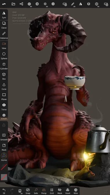 Nomad Sculpt مهكر — لقطة شاشة 4