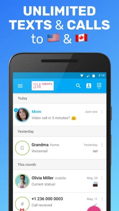 Text Me: Second Phone Number مهكر — لقطة شاشة 6