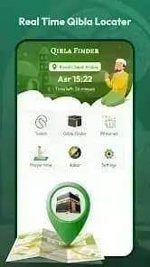 Prayer Times: Qibla Finder مهكر — لقطة شاشة 5
