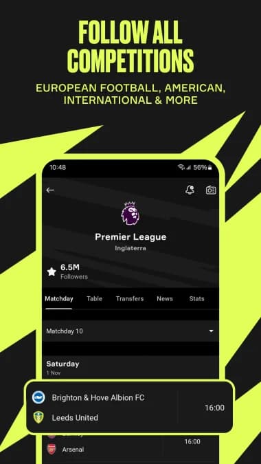 OneFootball مهكر — لقطة شاشة 10