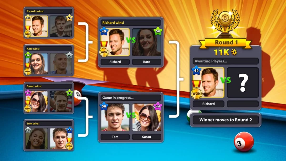 8 Ball Pool مهكرة — لقطة شاشة 10