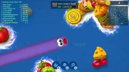 Worms Zone.io مهكره — لقطة شاشة 4
