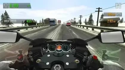 Traffic Rider مهكره — لقطة شاشة 1