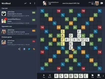 Wordfeud Premium مهكره — لقطة شاشة 1