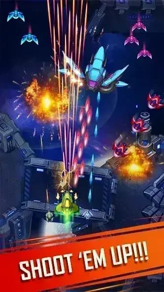 WindWings: Galaxy attack Pro مهكره — لقطة شاشة 7