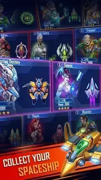 WindWings: Galaxy attack Pro مهكره — لقطة شاشة 8