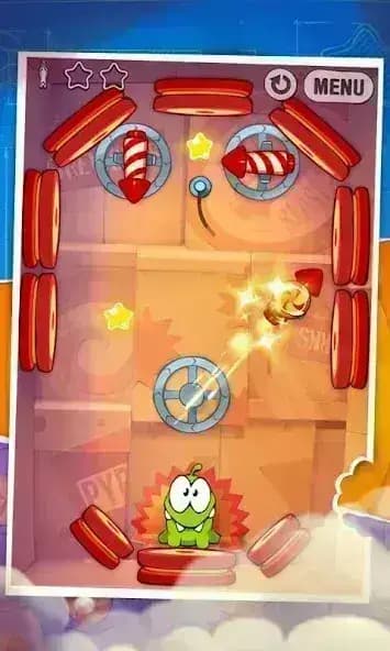 Cut the Rope مهكرة — لقطة شاشة 4