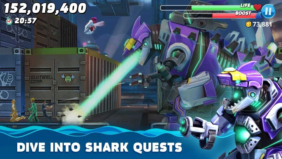 Hungry Shark World — لقطة شاشة 1