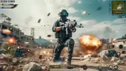 BattleStrike Commando Gun — لقطة شاشة 1