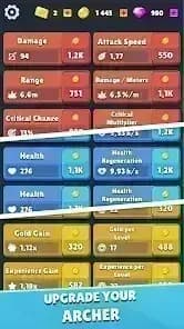 Idle Archer Tower Defense — لقطة شاشة 5