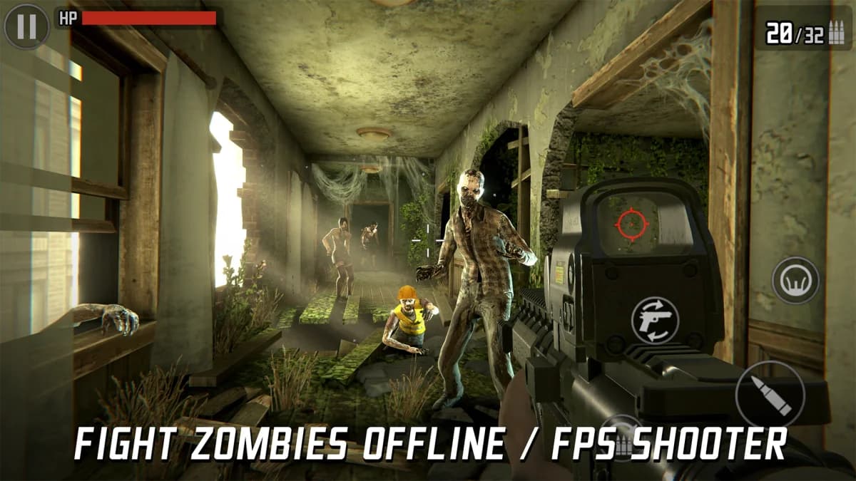 Zombie Sniper War 3 — لقطة شاشة 2