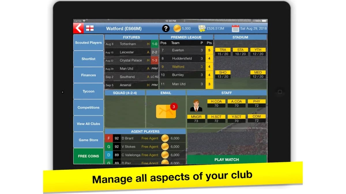 Soccer Tycoon Football — لقطة شاشة 5
