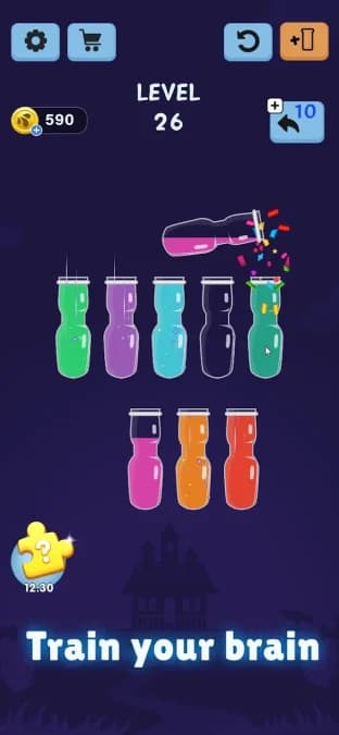 Water Color Sort — لقطة شاشة 1