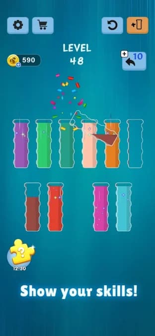Water Color Sort — لقطة شاشة 2